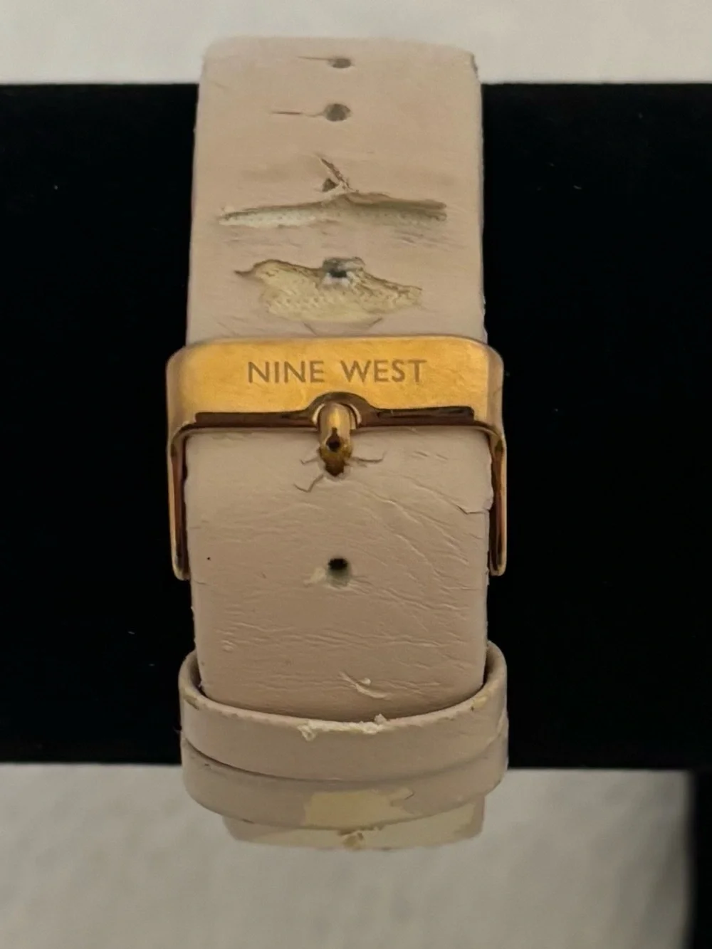 Nine West Gold-Tone Large Face Watch